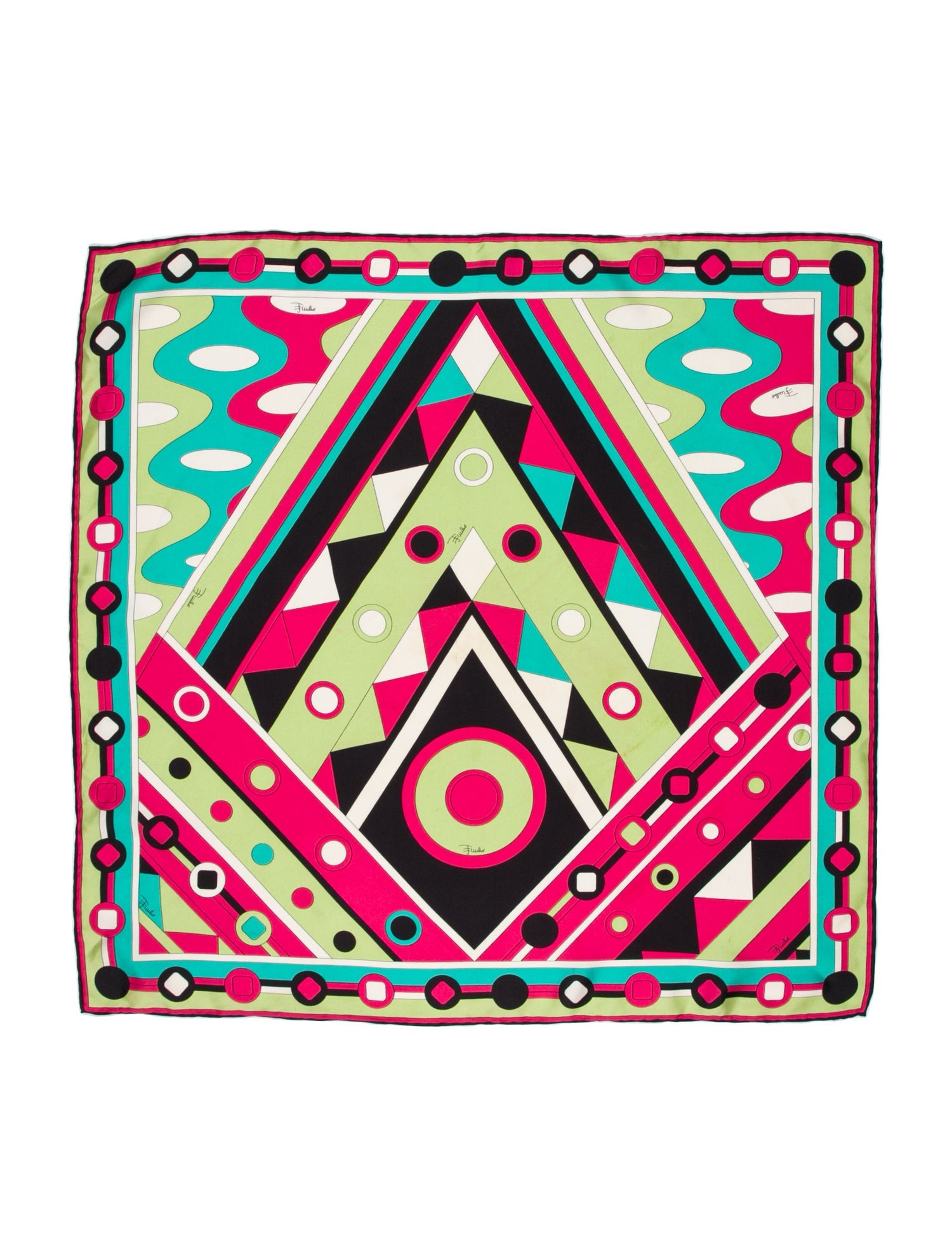 Emilio Pucci Silk Printed Scarf