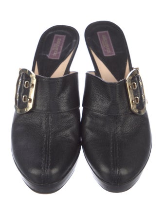 Emilio Pucci Leather Mules