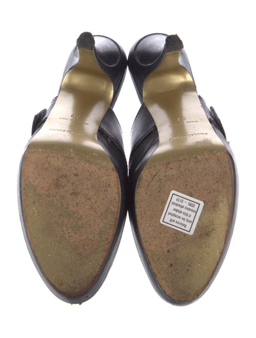 Emilio Pucci Leather Mules
