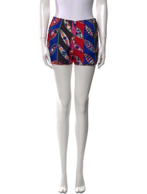 Emilio Pucci Silk Mini Shorts