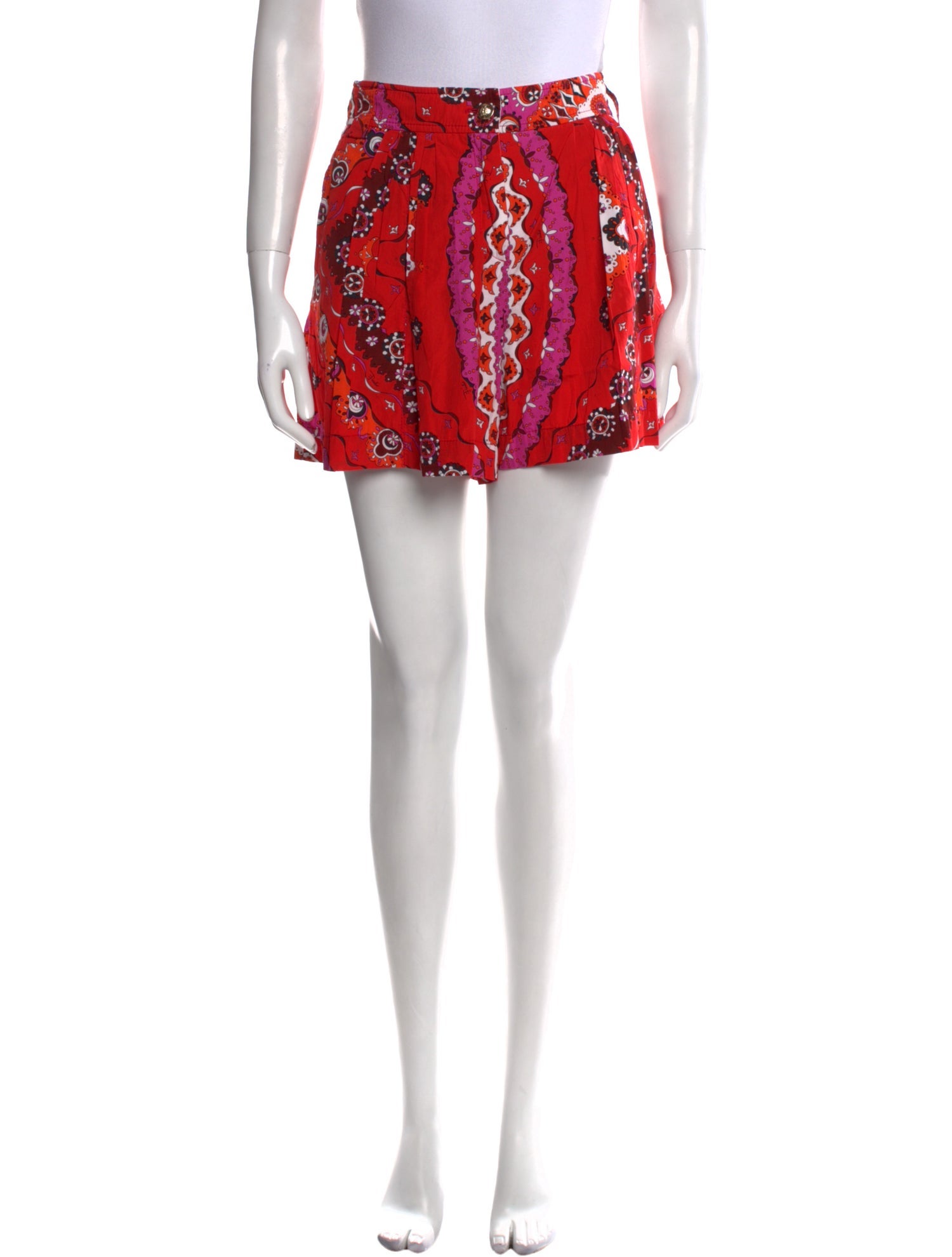 Emilio Pucci Printed Mini Shorts