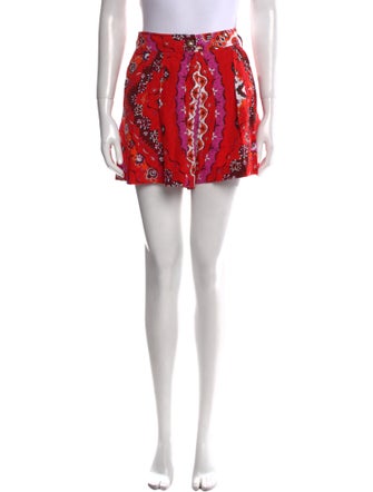 Emilio Pucci Printed Mini Shorts