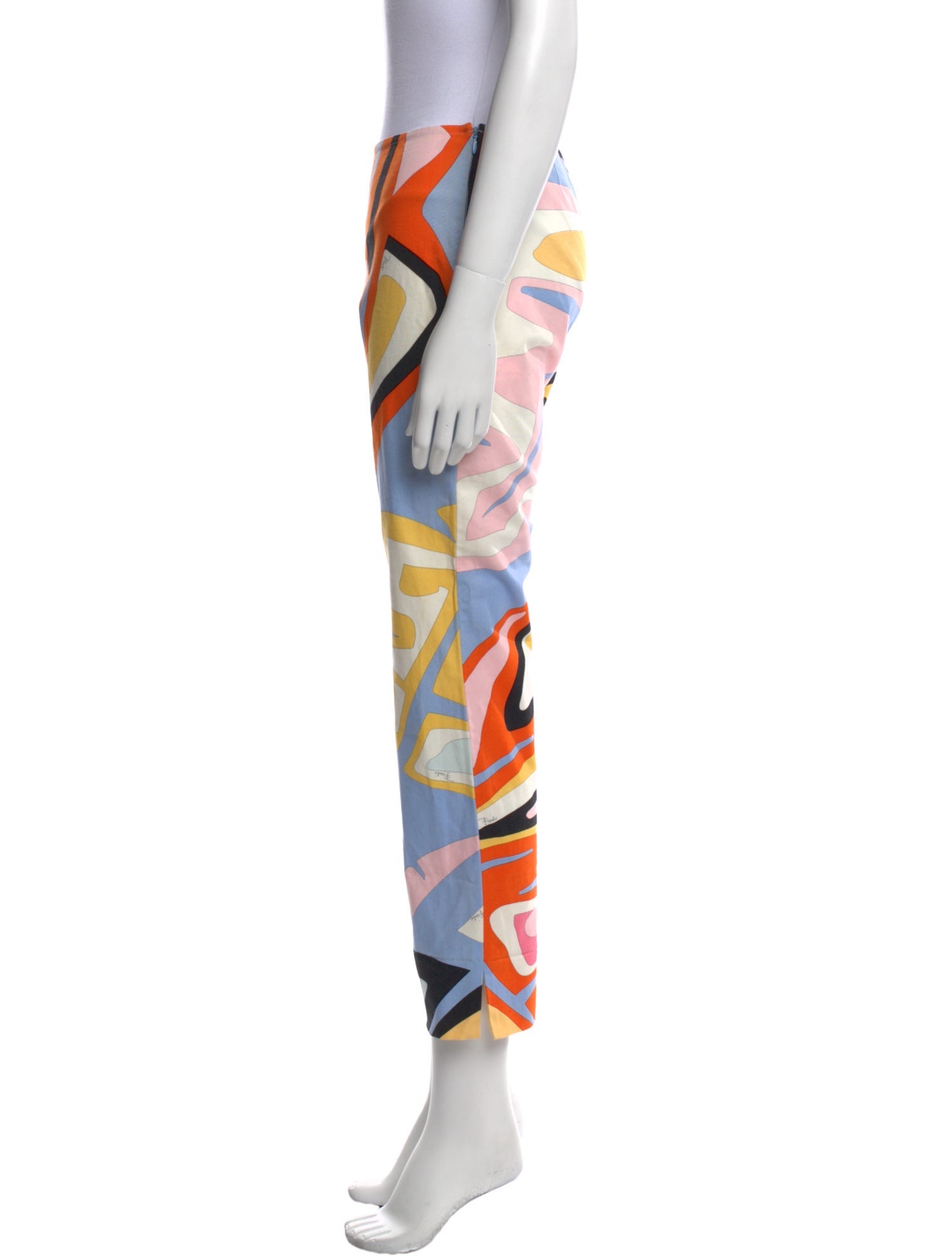 Emilio Pucci Printed Straight Leg Pants