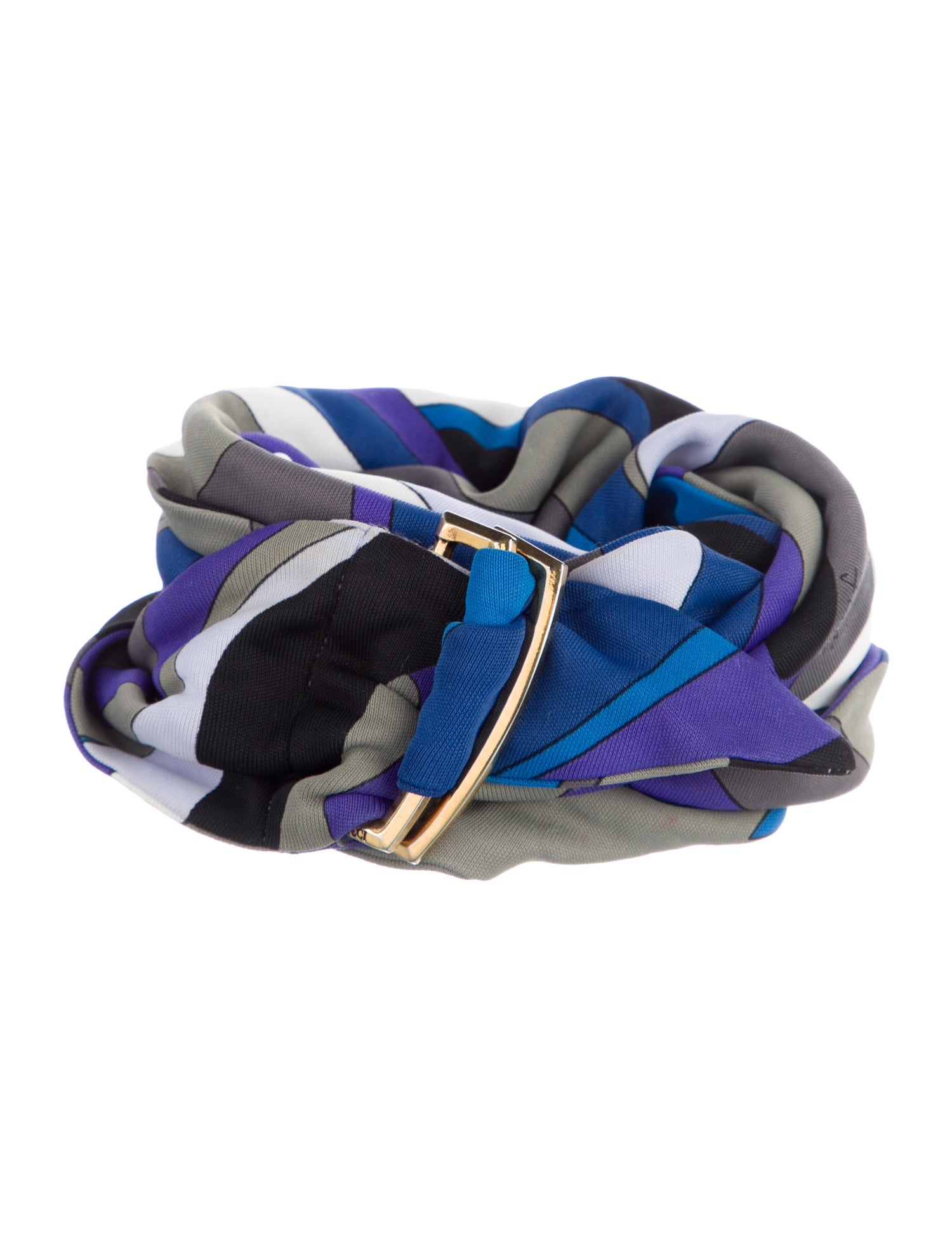 Emilio Pucci Wide Silk Waist Belt