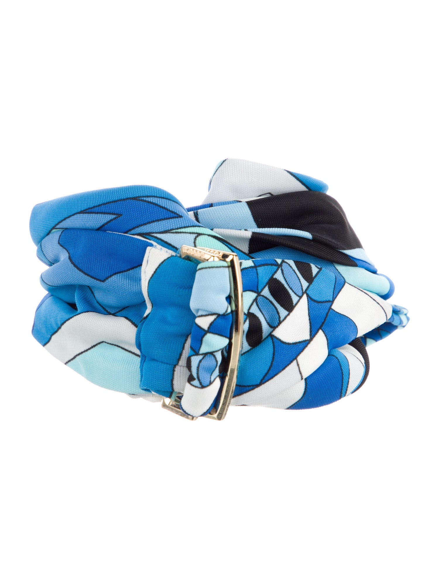 Emilio Pucci Wide Silk Waist Belt