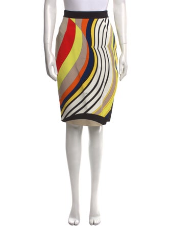 Emilio Pucci Printed Knee-Length Skirt