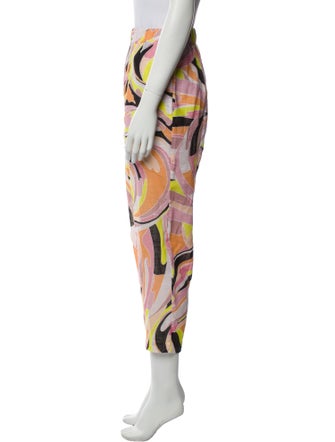 Emilio Pucci Printed Straight Leg Pants