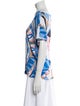 Emilio Pucci Graphic Print Bateau Neckline T-Shirt