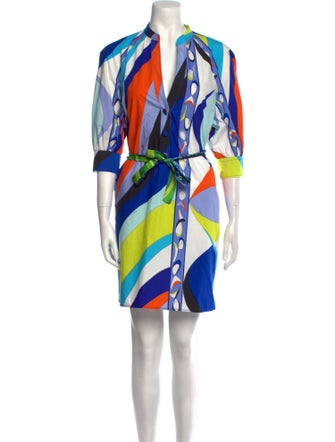 Emilio Pucci Printed Mini Dress