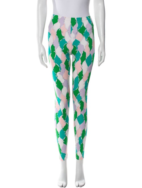 Emilio Pucci Printed Skinny Leg Pants
