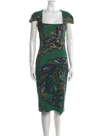 Emilio Pucci Printed Knee-Length Dress