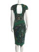 Emilio Pucci Printed Knee-Length Dress