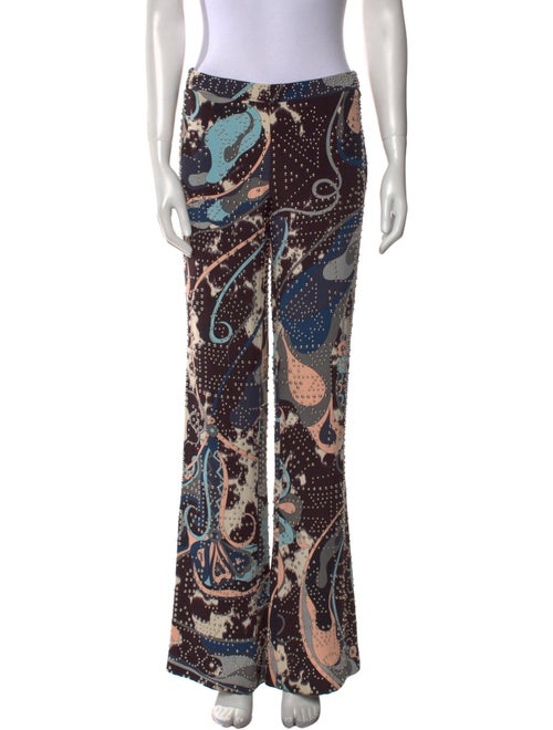 Emilio Pucci Silk Wide Leg Pants