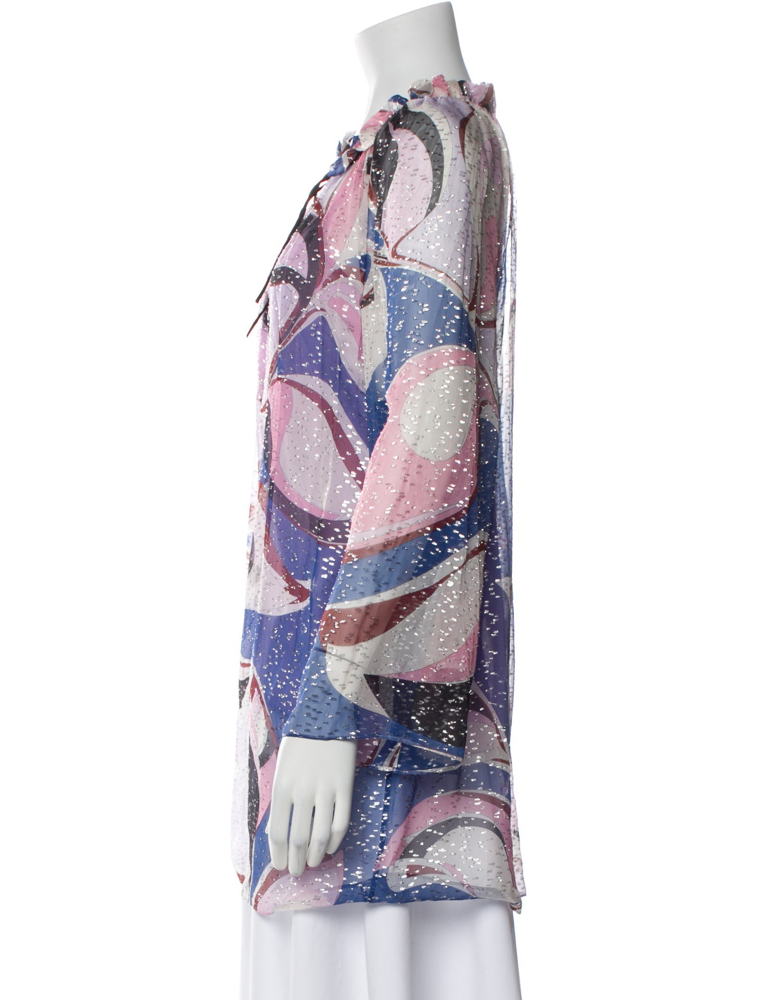 Emilio Pucci Silk Paisley Print Tunic w/ Tags