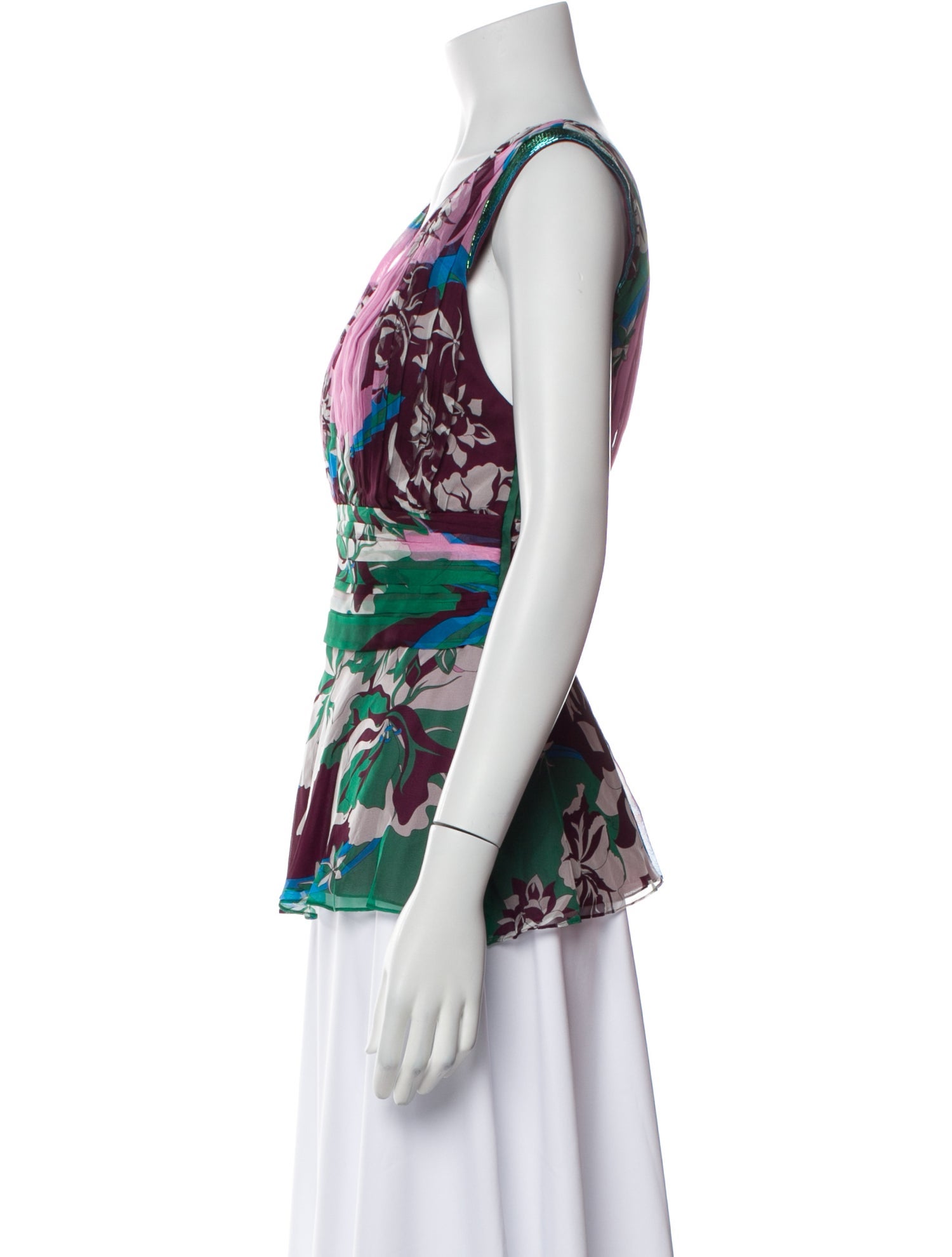 Emilio Pucci Silk Printed Blouse w/ Tags