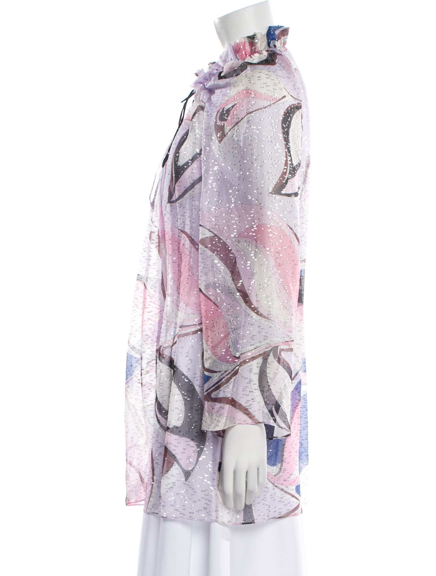 Emilio Pucci Silk Paisley Print Tunic w/ Tags