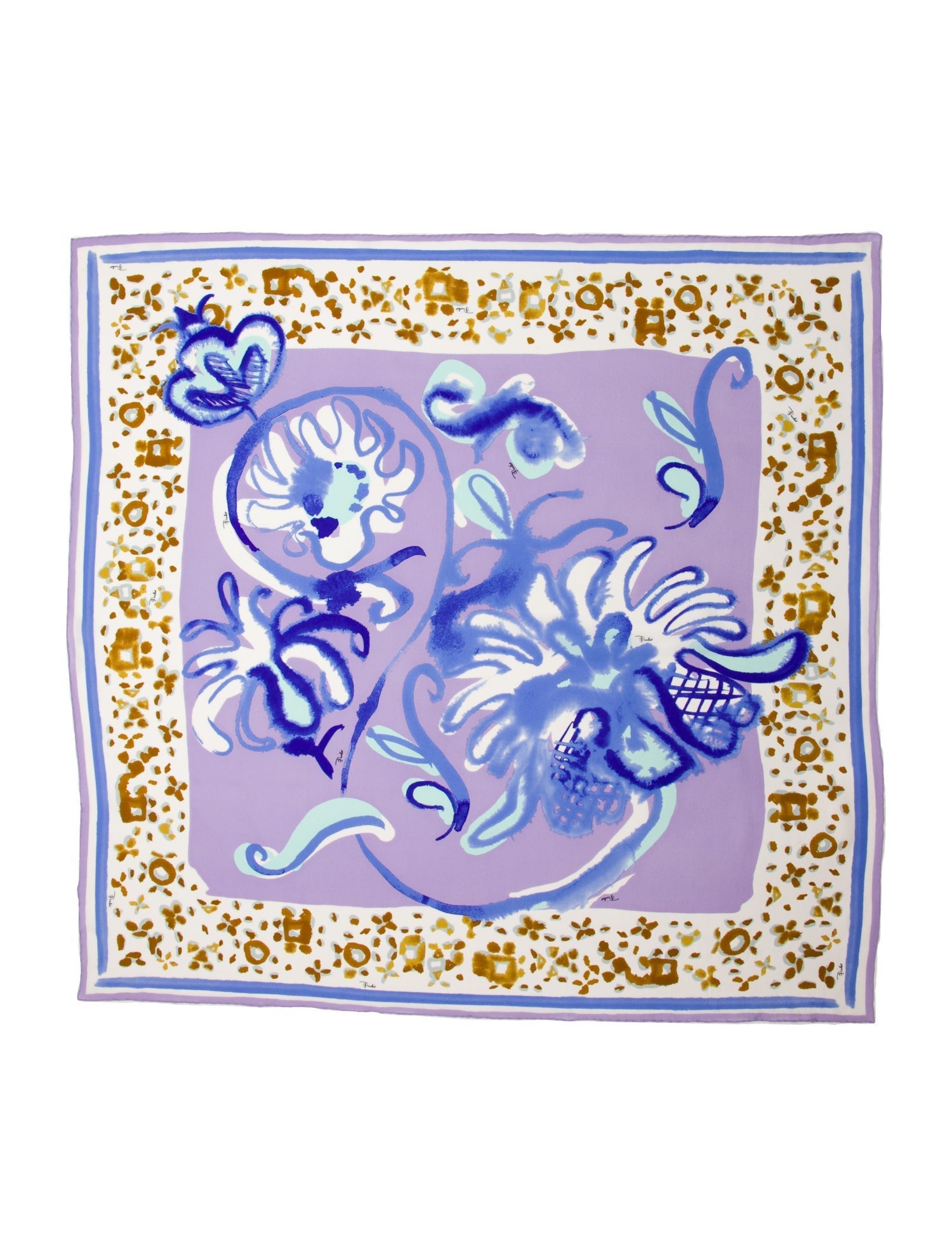 Emilio Pucci Silk Printed Scarf