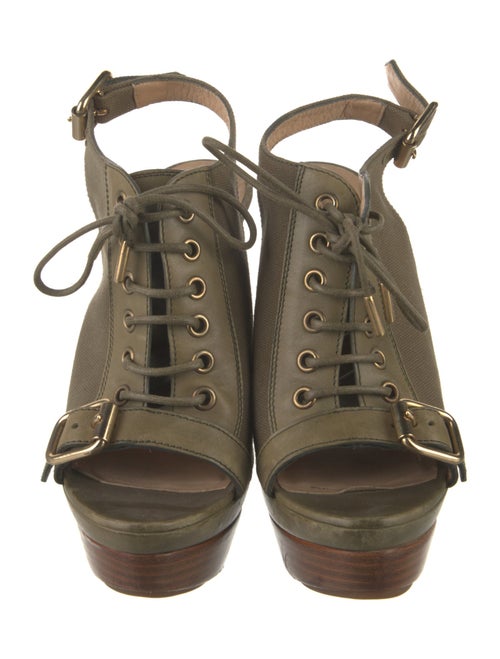 Emilio Pucci Canvas Slingback Pumps