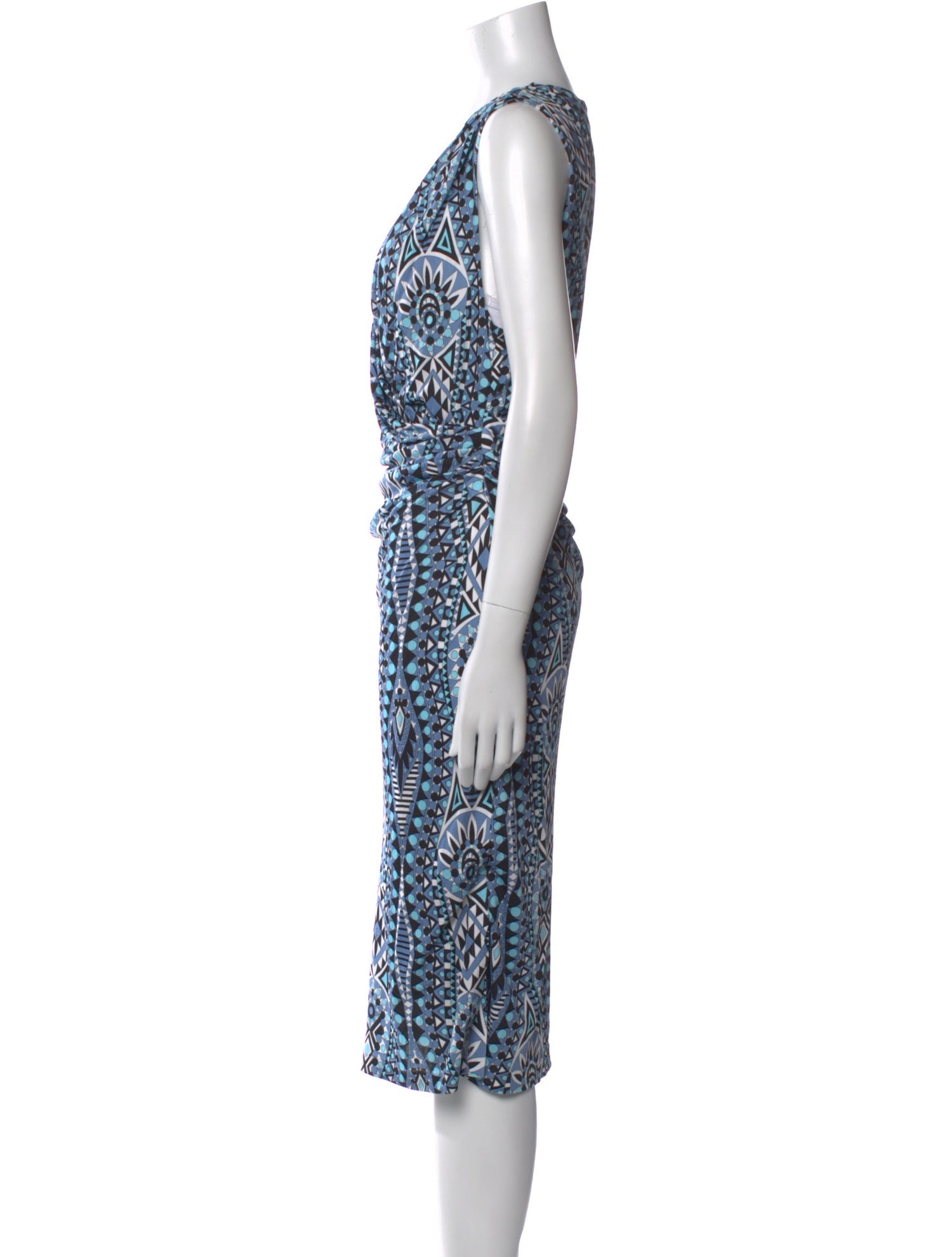 Emilio Pucci Printed Knee-Length Dress