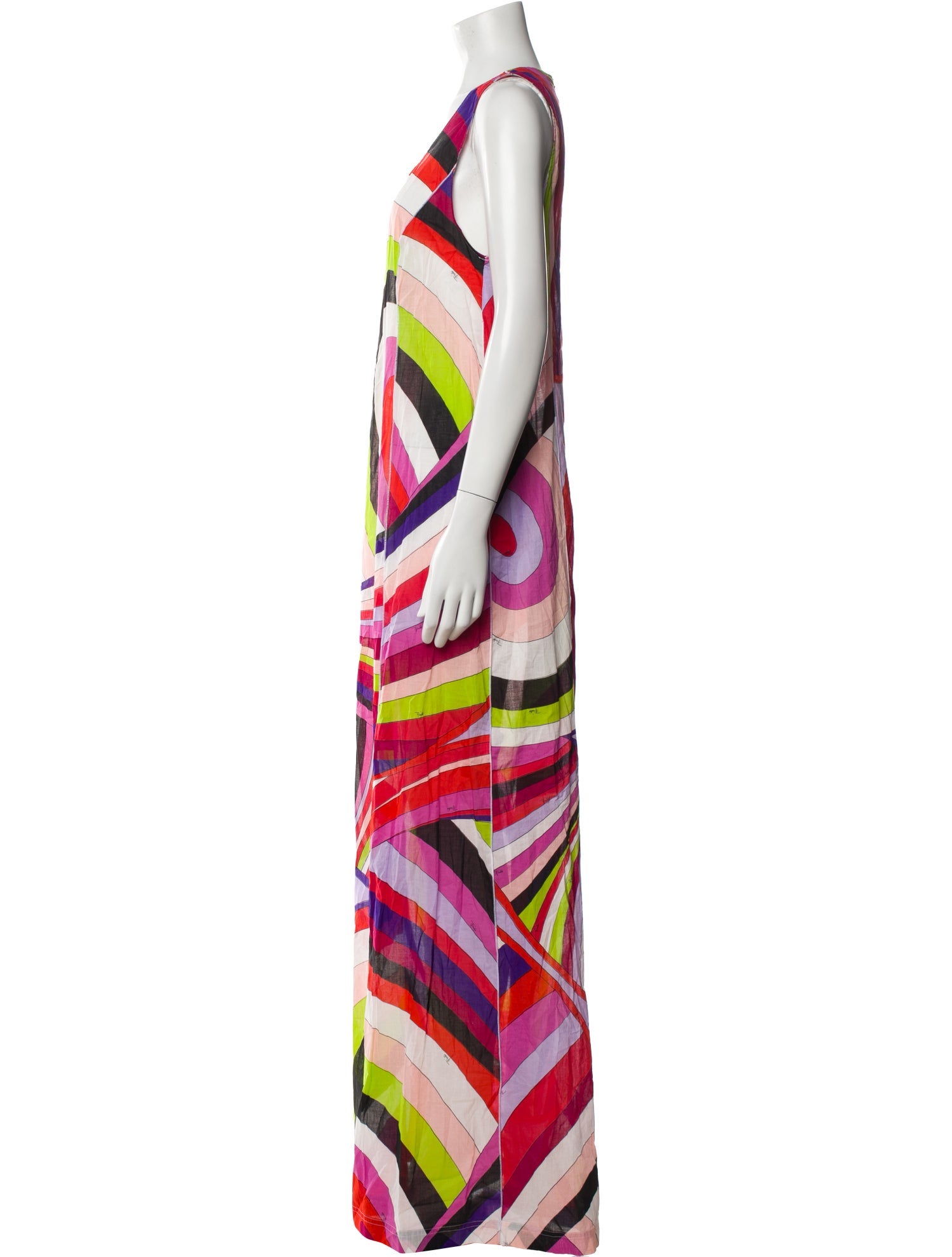 Emilio Pucci Printed Long Dress