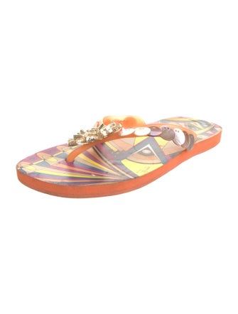 Emilio Pucci Rubber Printed Slides