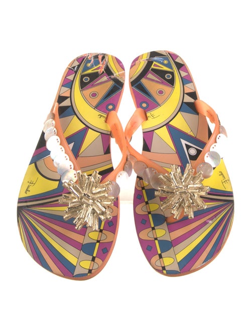 Emilio Pucci Rubber Printed Slides