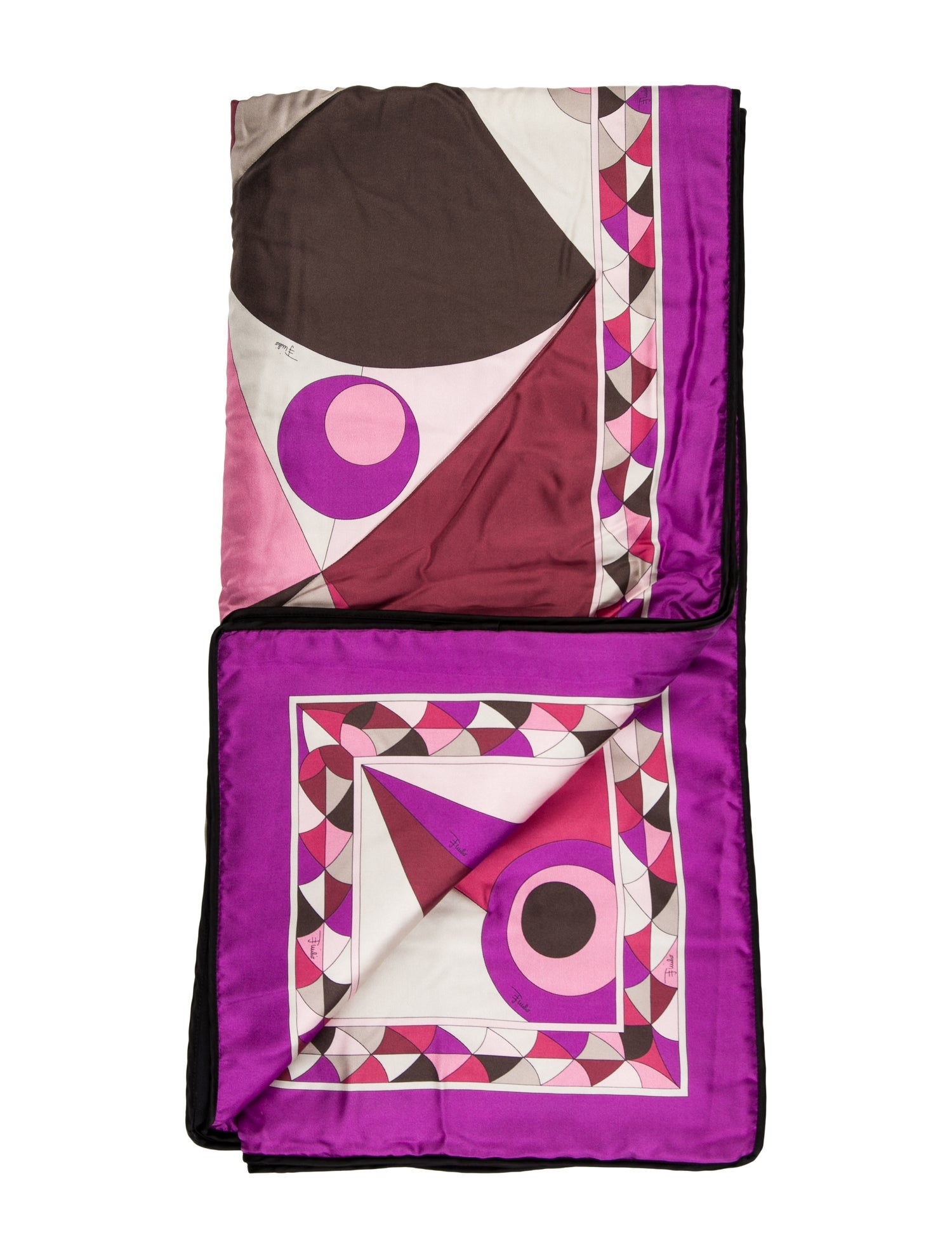 Emilio Pucci Silk Puffer Throw