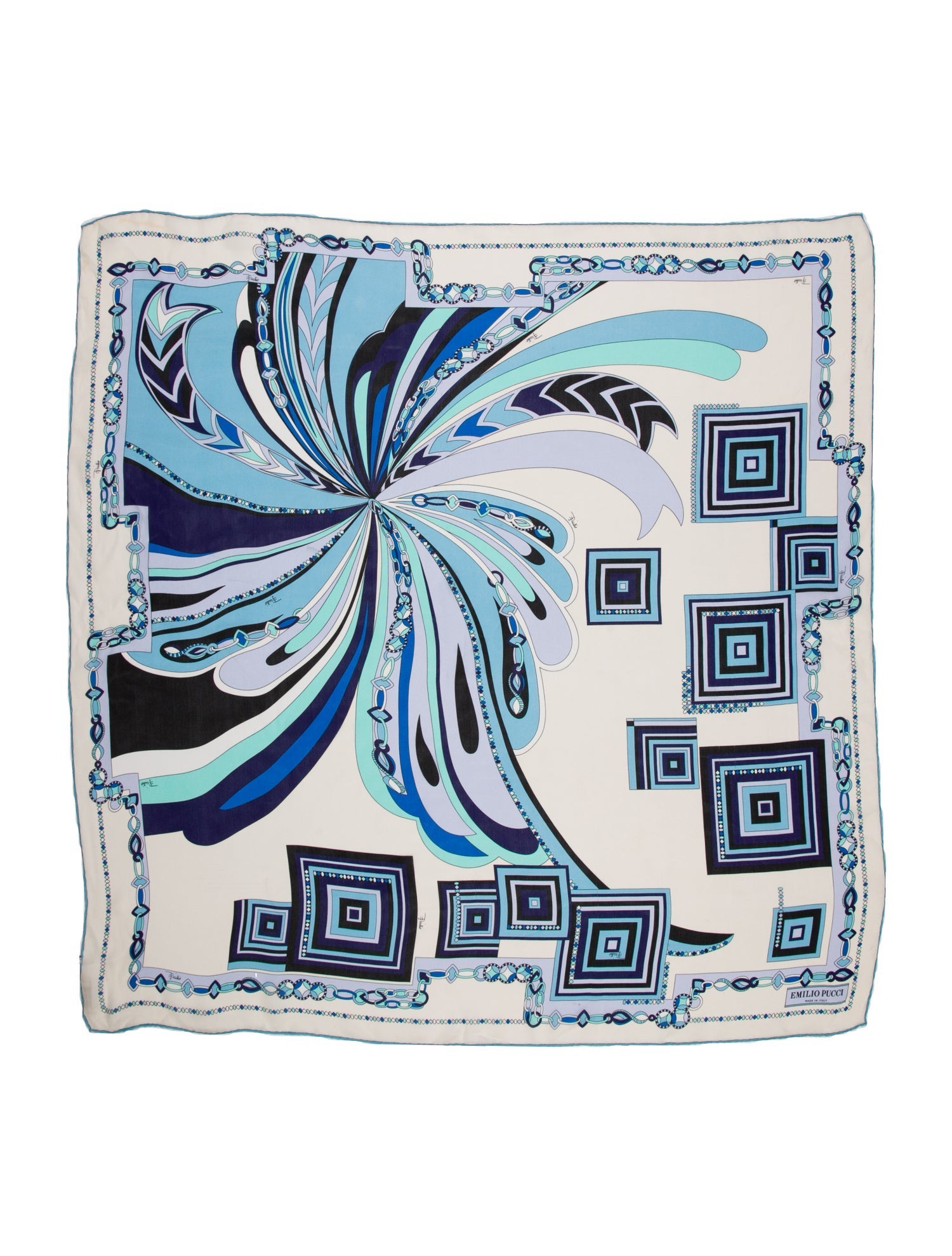 Emilio Pucci Silk Printed Scarf