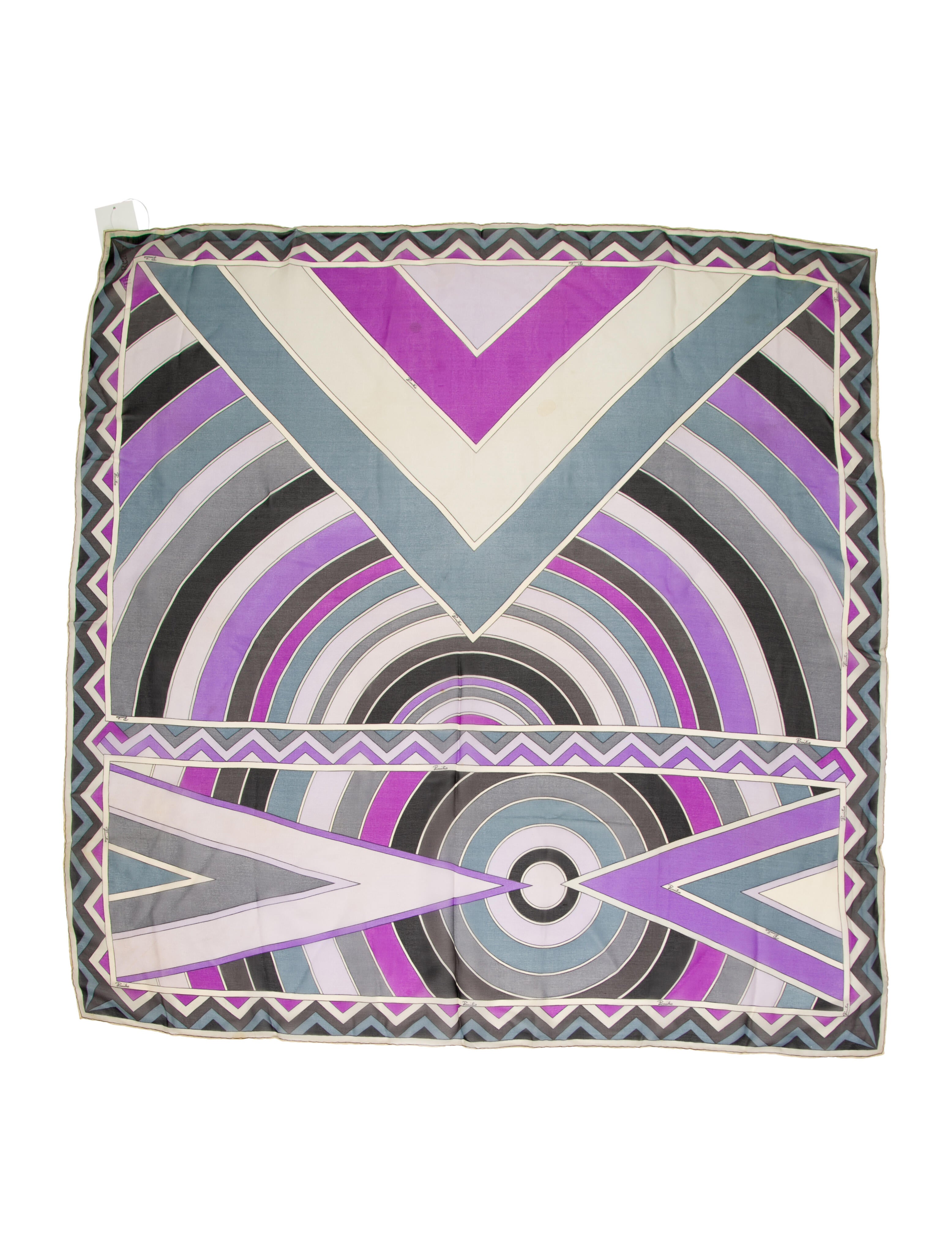 Emilio Pucci Silk Printed Scarf