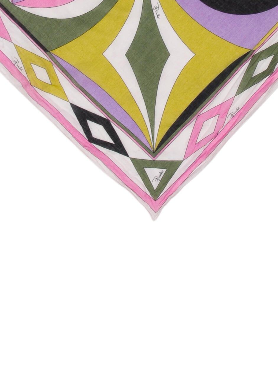Emilio Pucci Glitter Printed Shawl