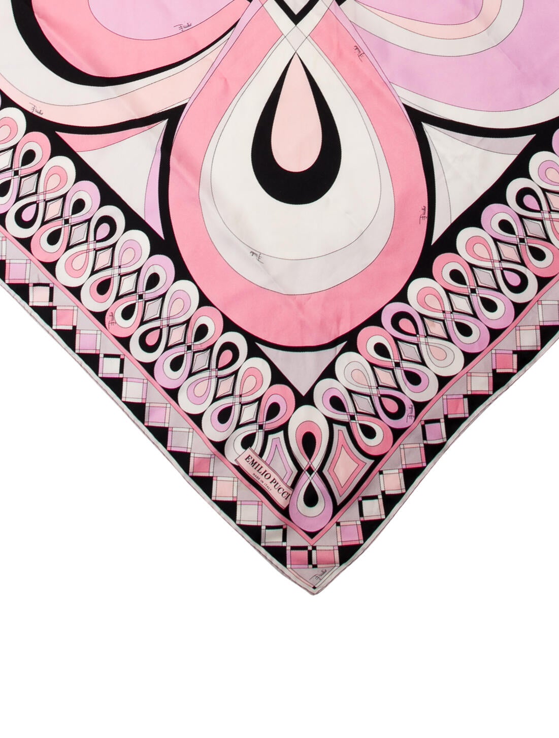 Emilio Pucci Silk Floral Print Scarf