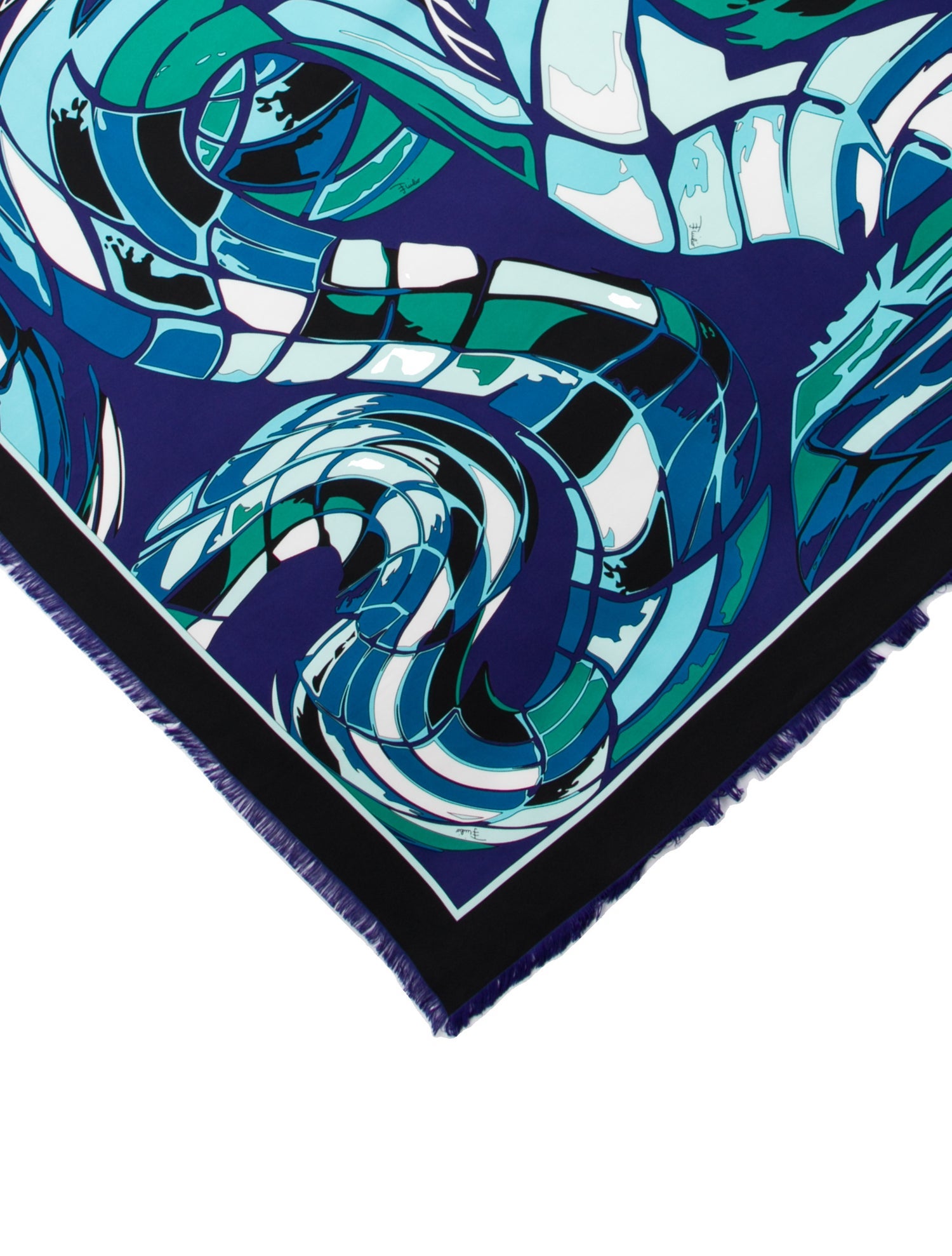 Emilio Pucci Silk Printed Scarf