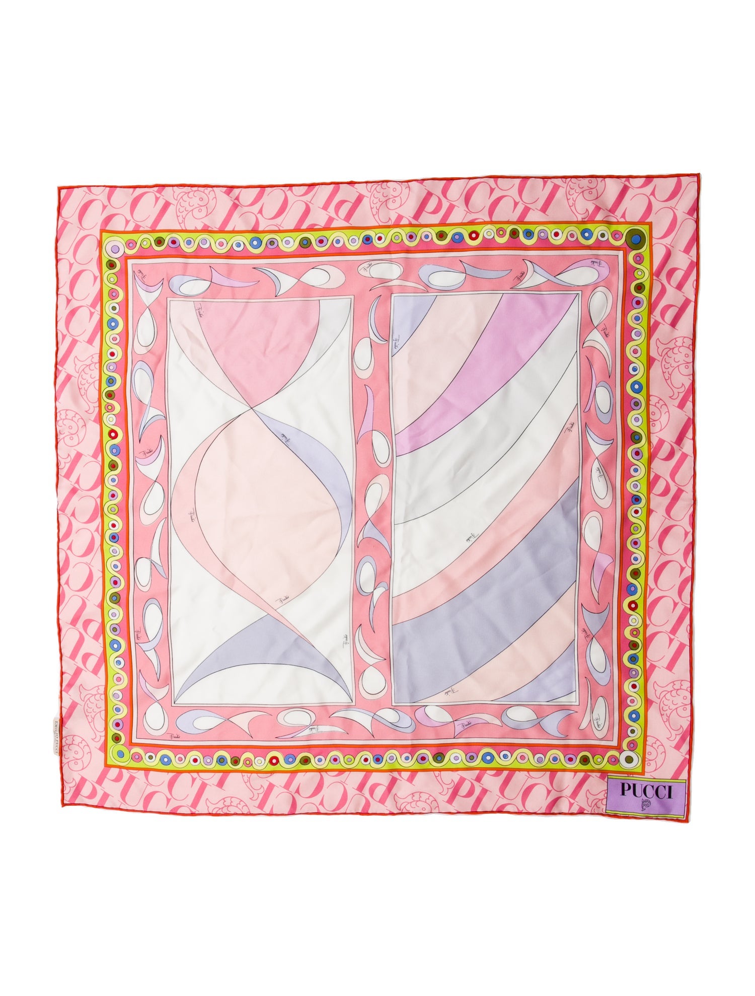 Emilio Pucci Silk Printed Scarf