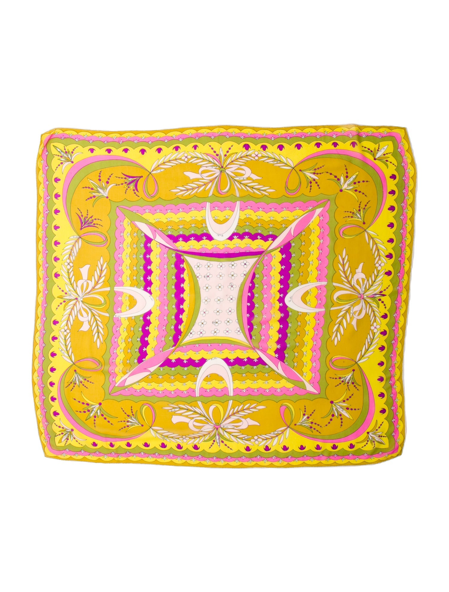 Emilio Pucci Silk Printed Scarf