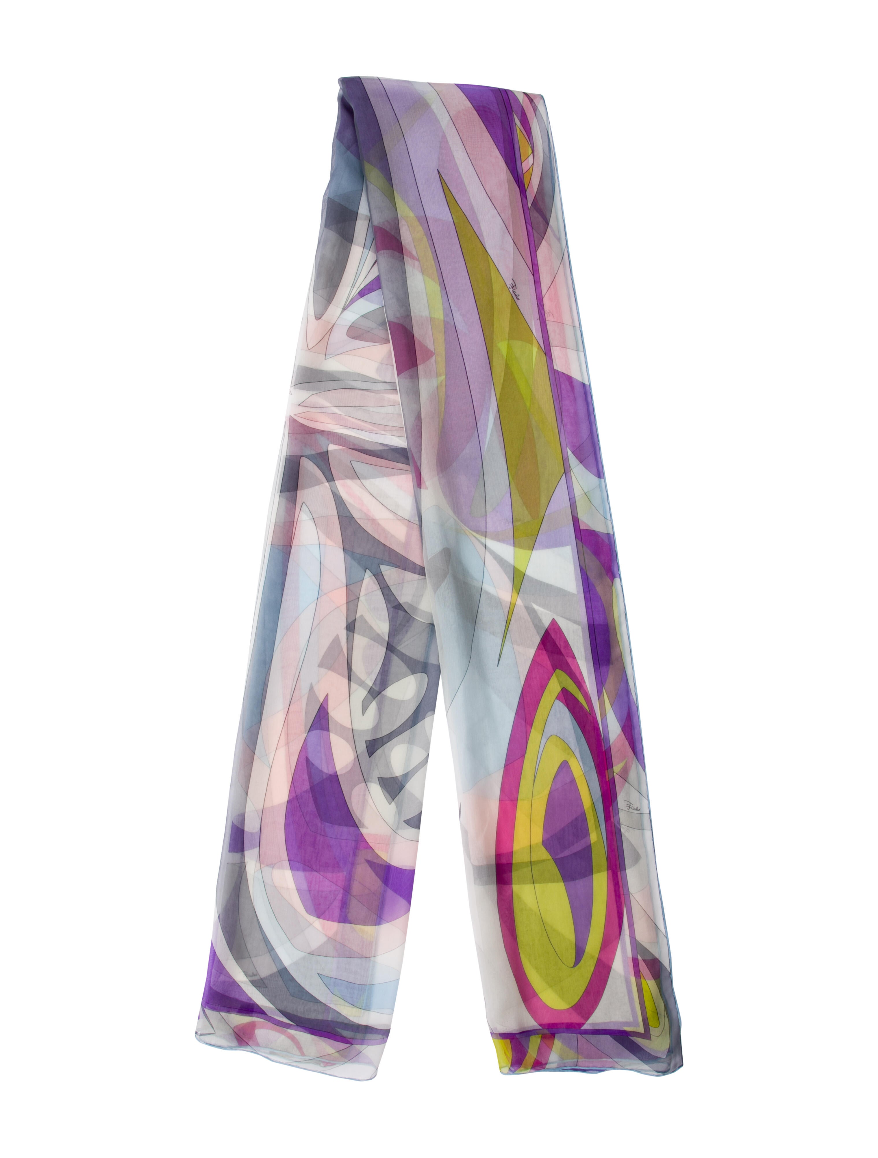 Emilio Pucci Silk Printed Scarf