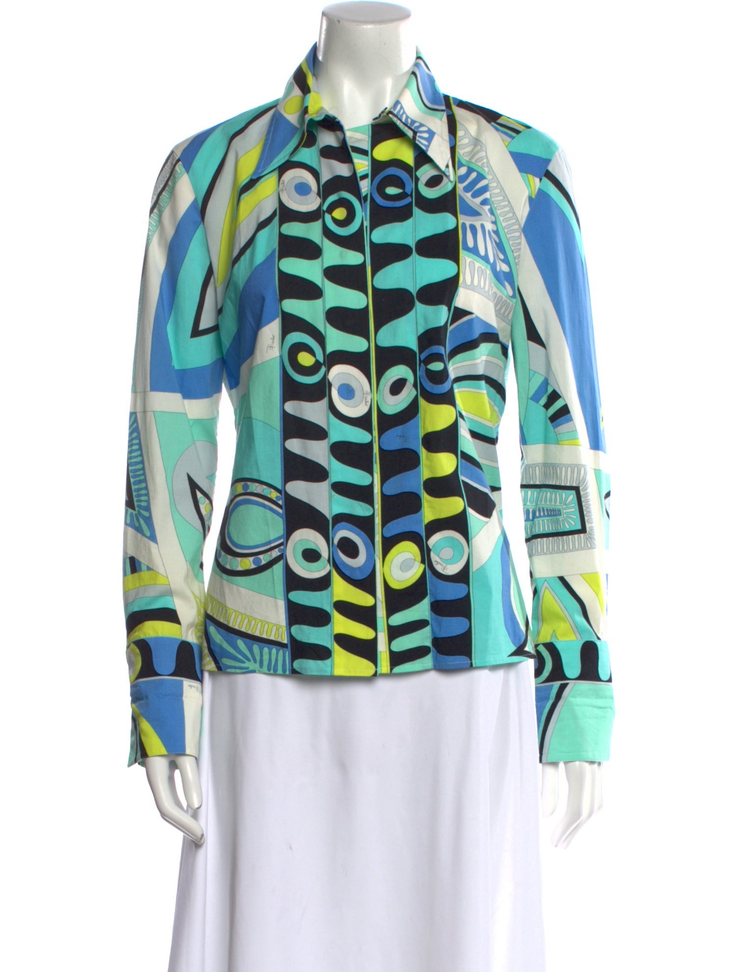 Emilio Pucci Vintage 1990's Button-Up Top