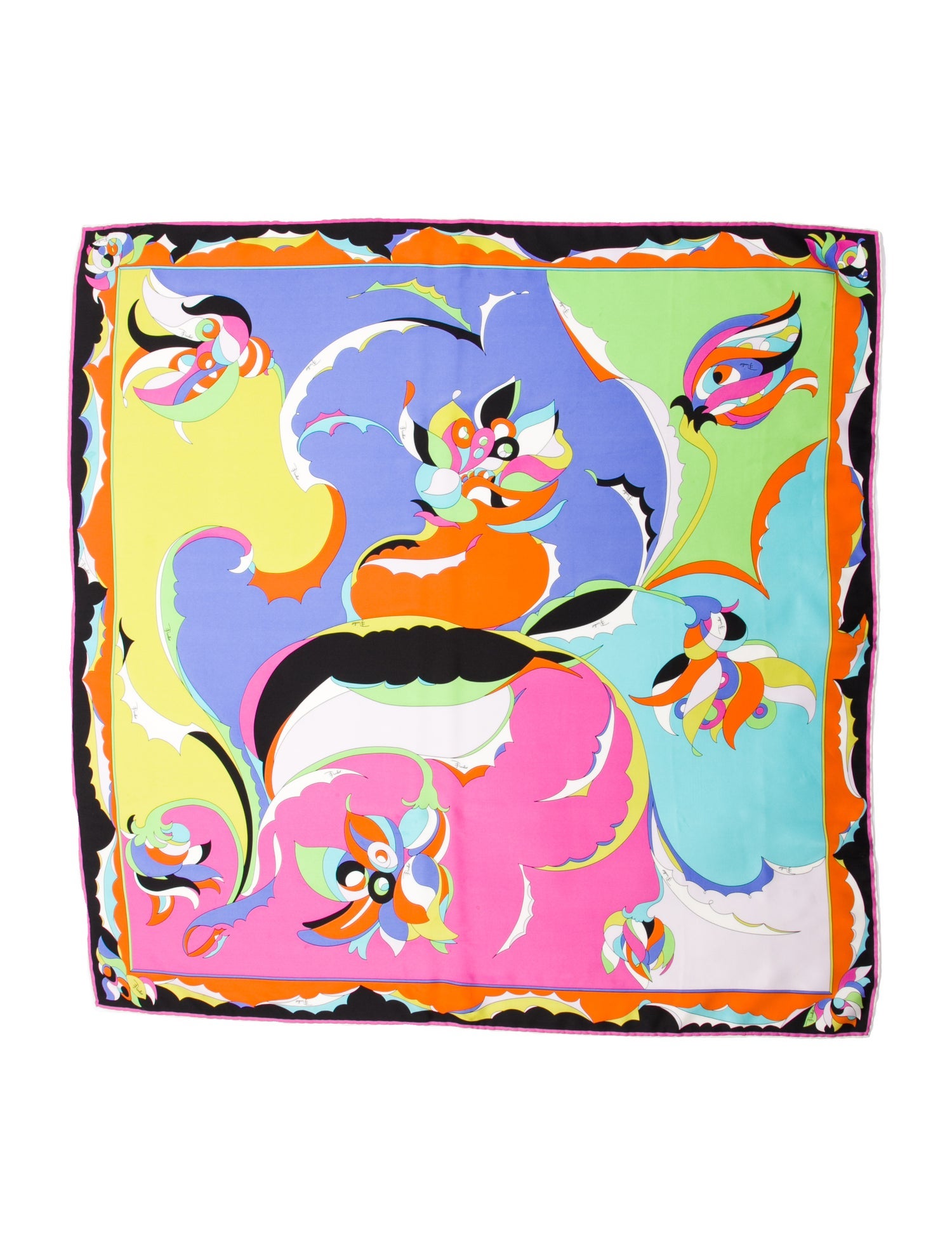 Emilio Pucci Silk Printed Scarf