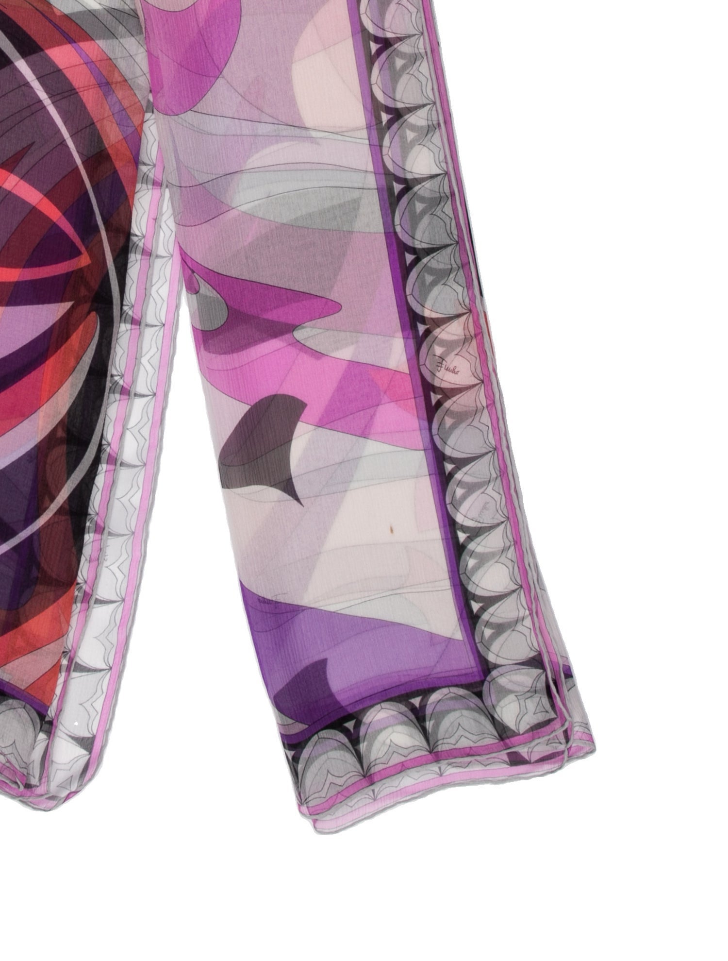 Emilio Pucci Silk Printed Scarf