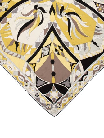 Emilio Pucci Silk Printed Scarf