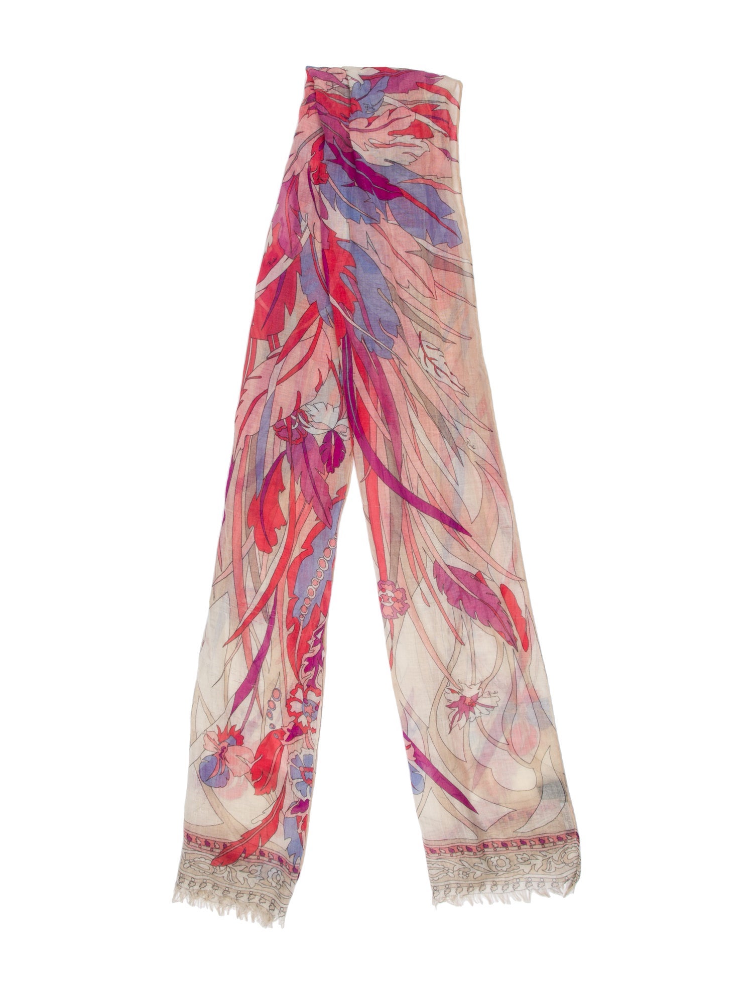 Emilio Pucci Silk Printed Scarf