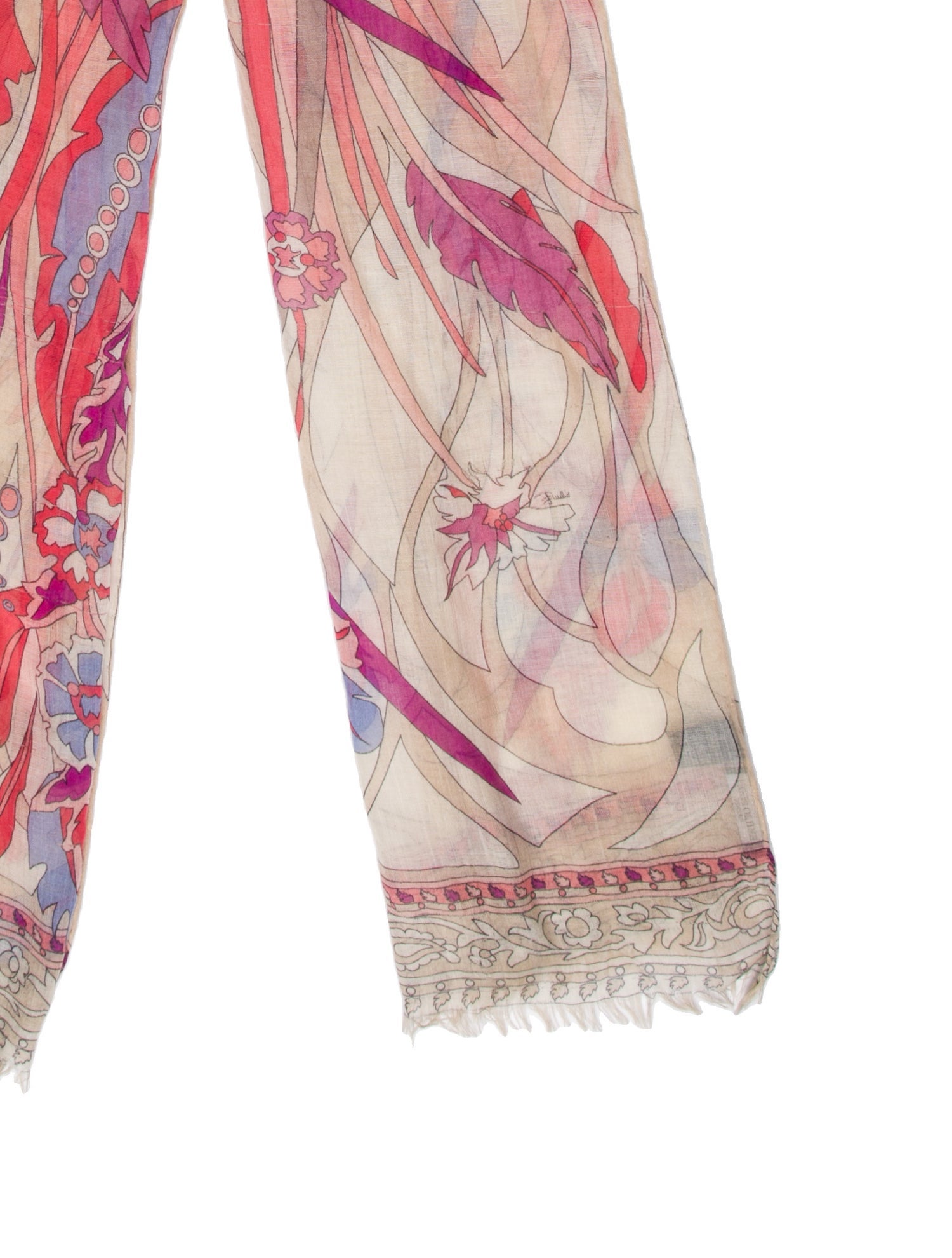 Emilio Pucci Silk Printed Scarf