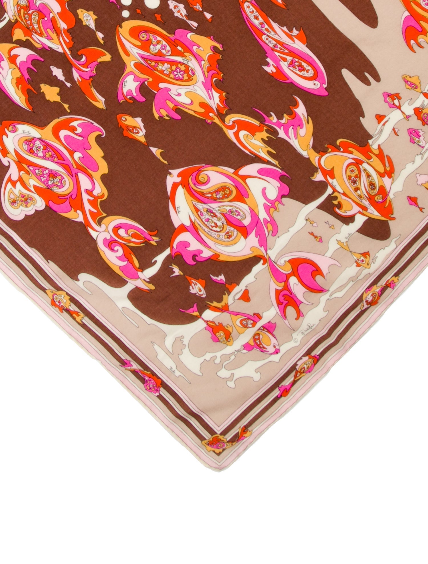 Emilio Pucci Wool Printed Scarf