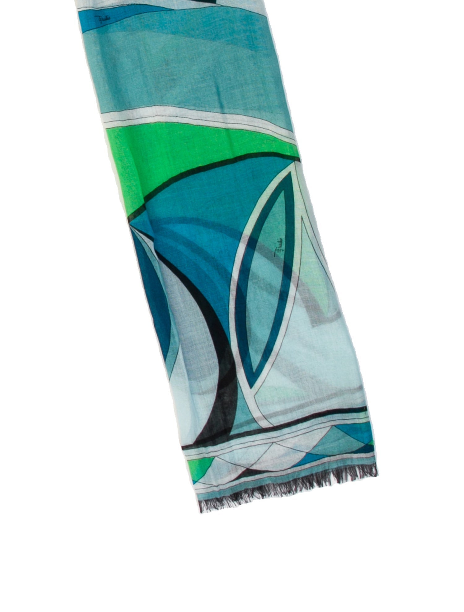 Emilio Pucci Cashmere Printed Scarf