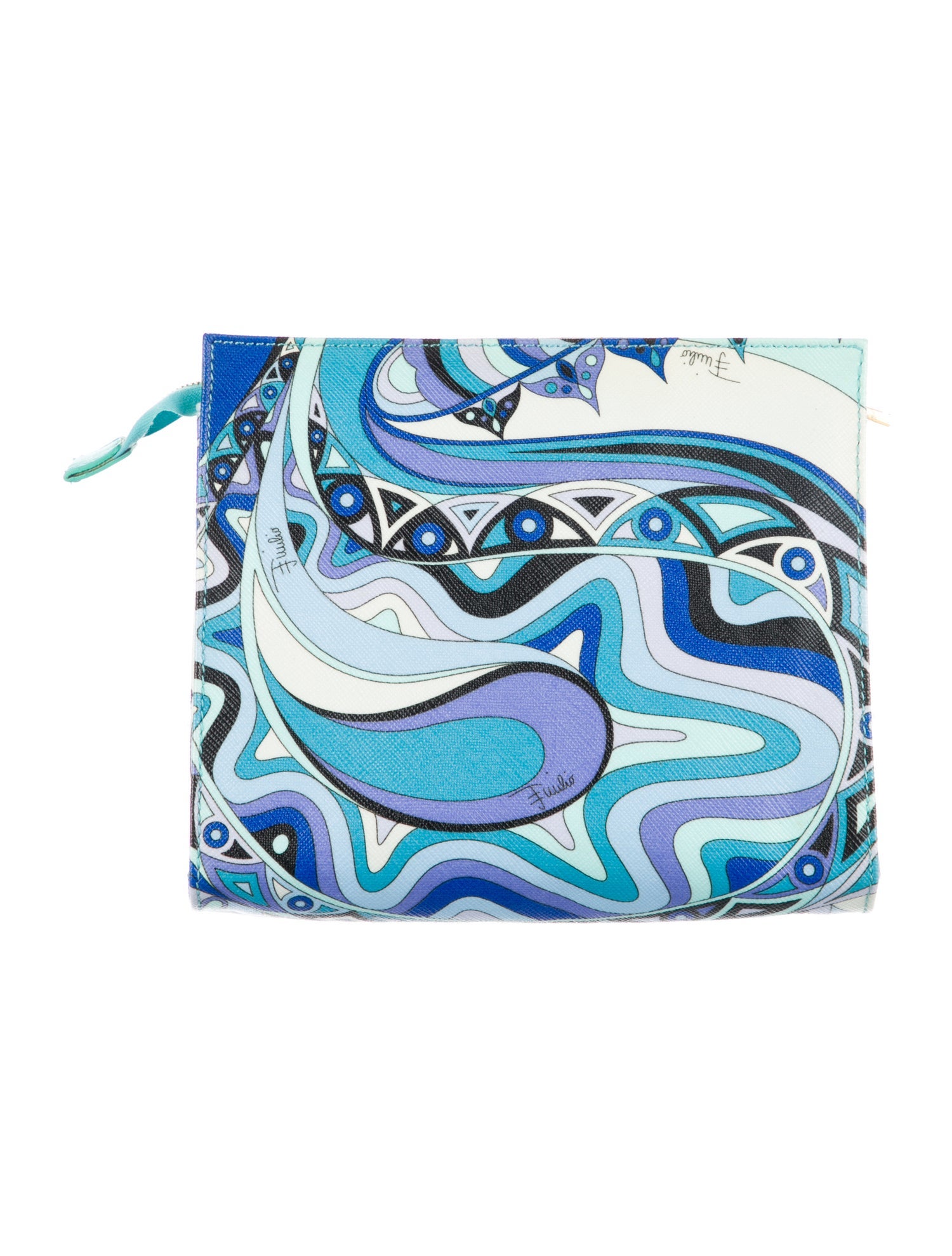 Emilio Pucci Pattern Print Cosmetic Bag