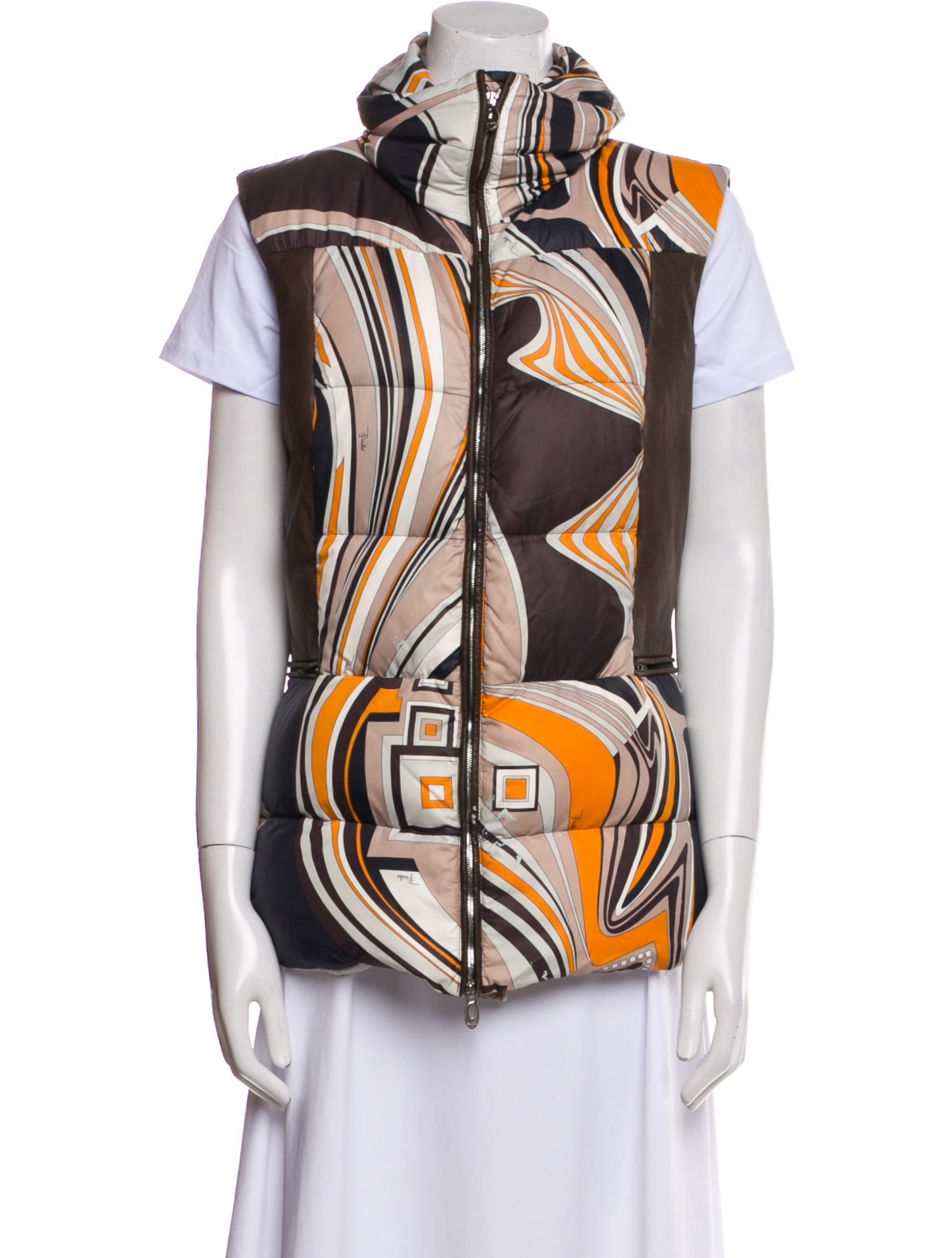 Emilio Pucci Nylon Printed Down Jacket