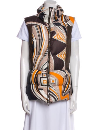 Emilio Pucci Nylon Printed Down Jacket