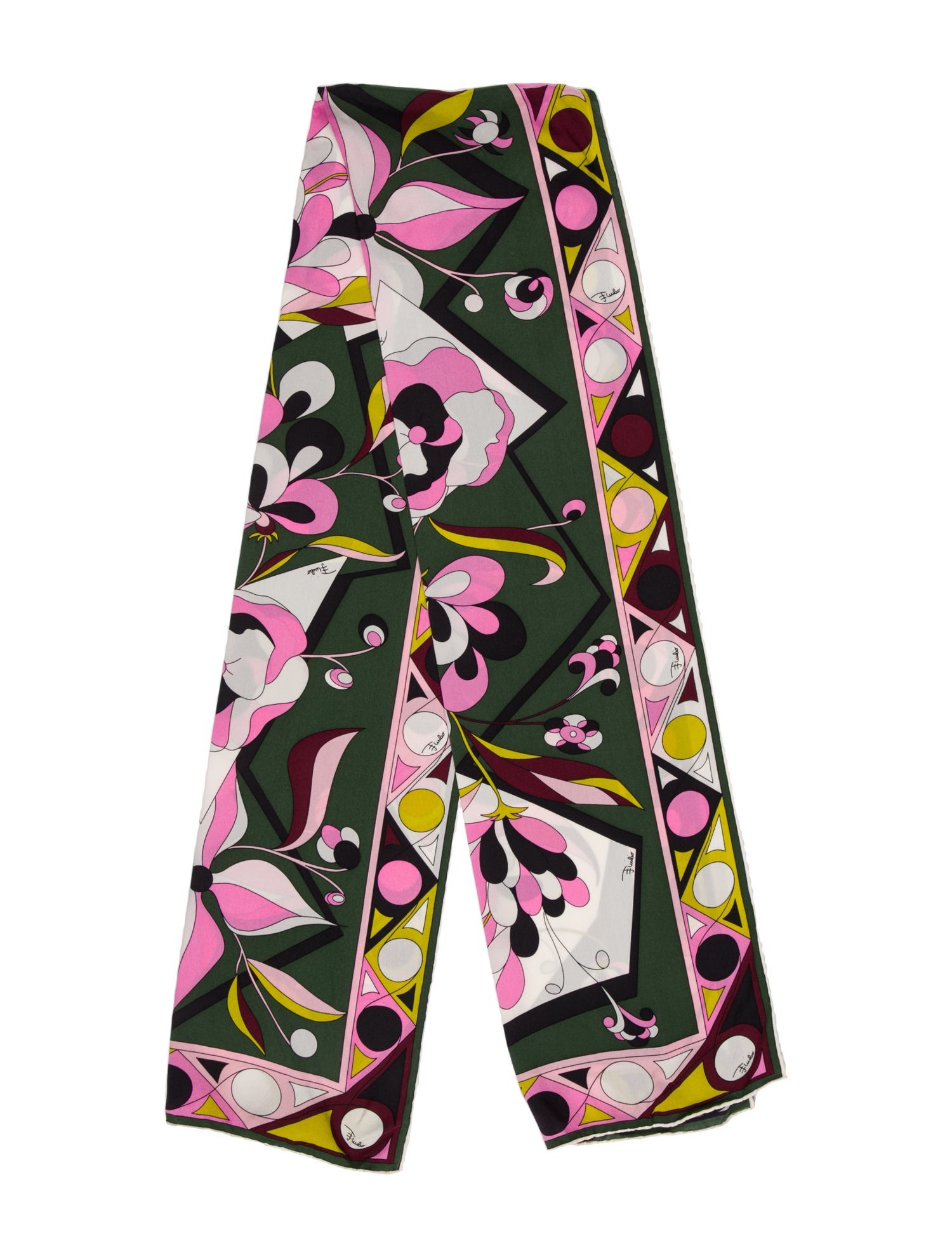 Emilio Pucci Silk Vintage Scarf