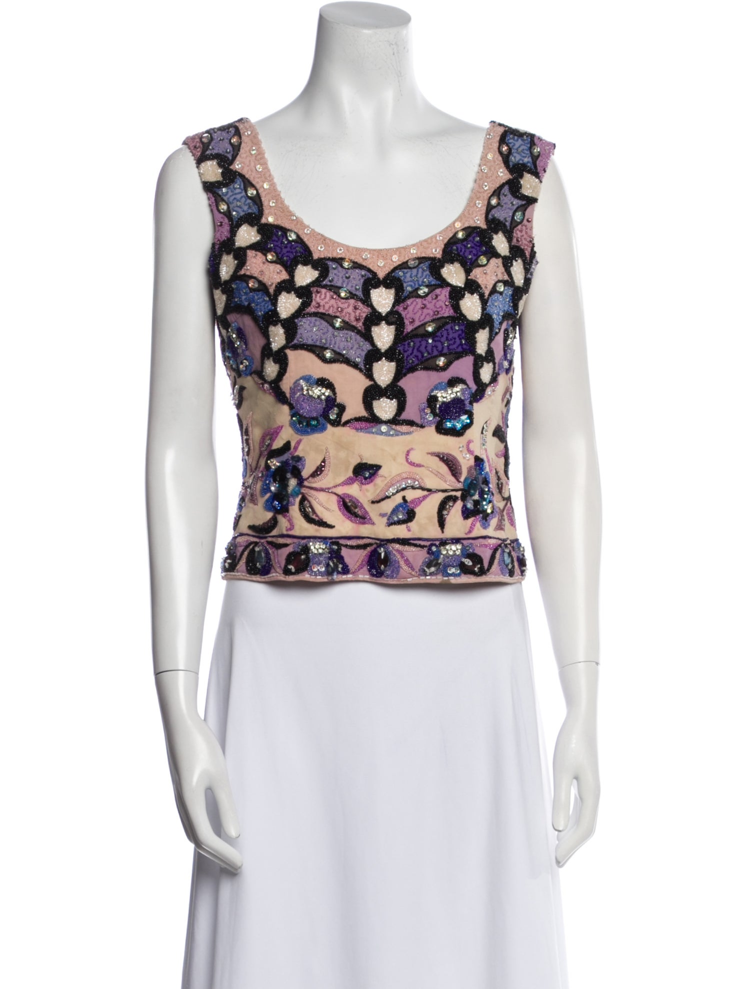 Emilio Pucci Vintage 1980's Crop Top
