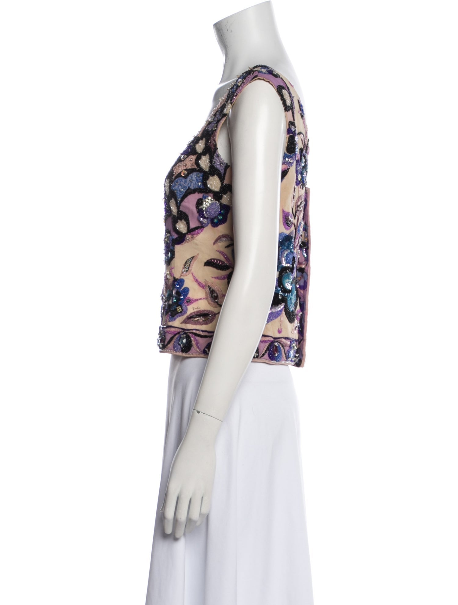 Emilio Pucci Vintage 1980's Crop Top