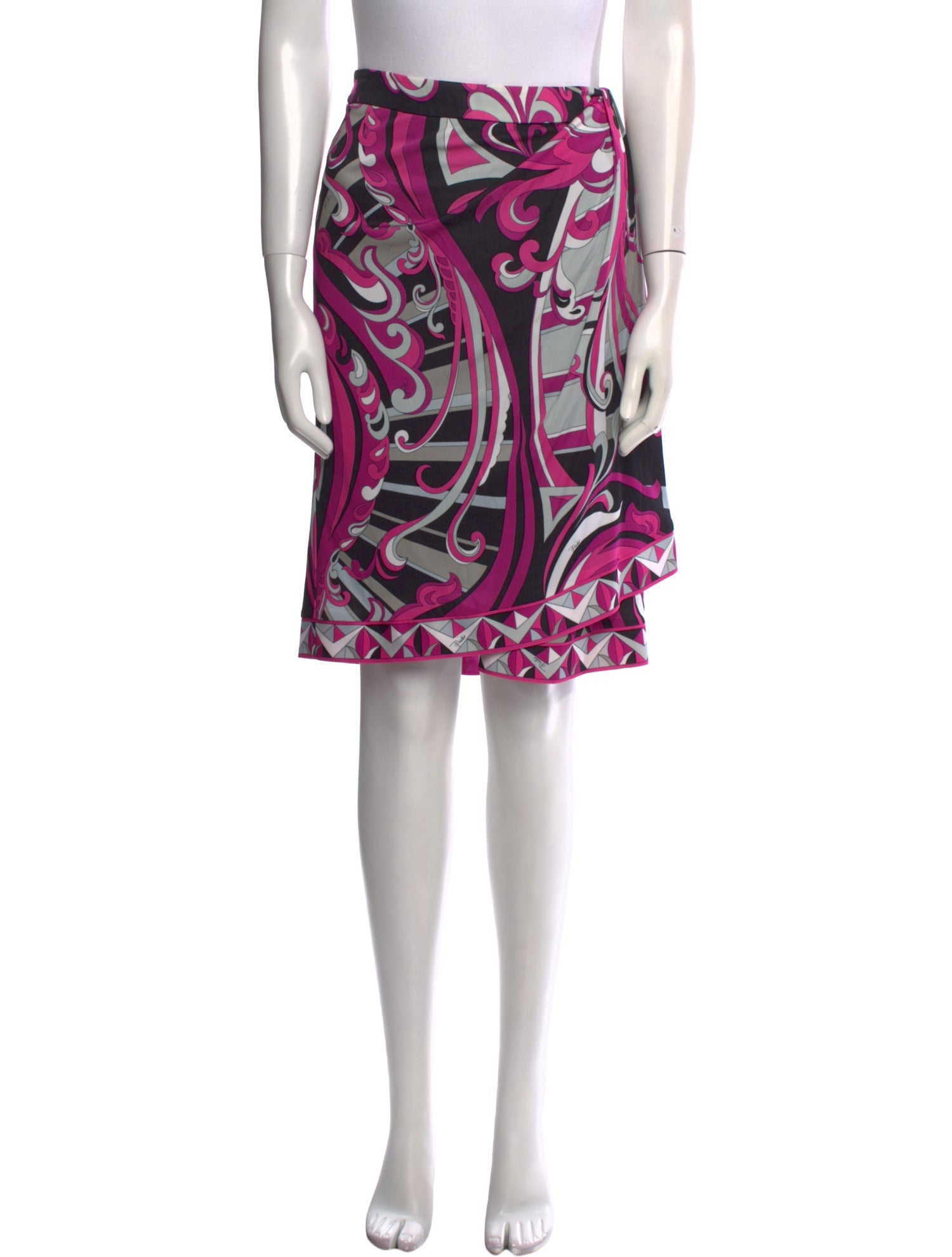 Emilio Pucci Printed Knee-Length Skirt
